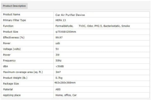 Air Purifier - P20-0006 - Image 5