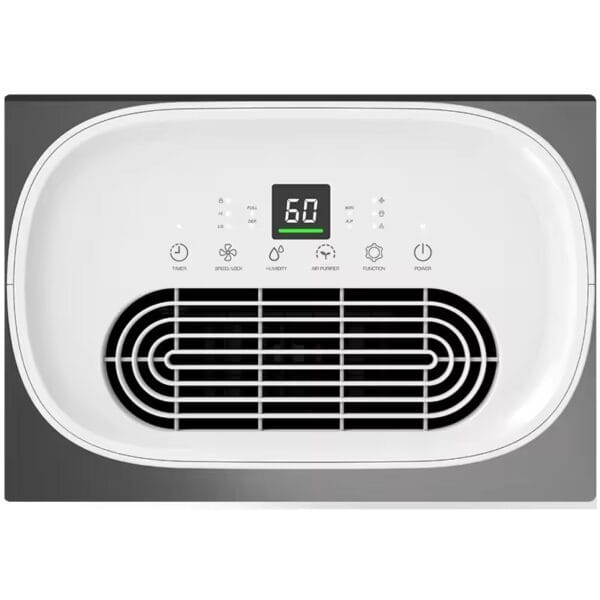 High Quality Household Digital LED Display Wind speed regulation Humidity display Removable Water Tank Dehumidifier for Bedroom - Image 4