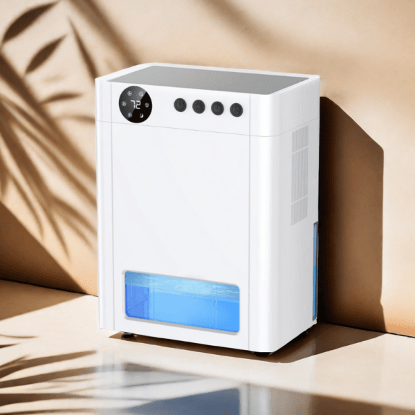 Household Digital LED Display Color Light Low Noise Warm Light Humidity display Timing Removable Water Tank Dehumidifier - Image 2
