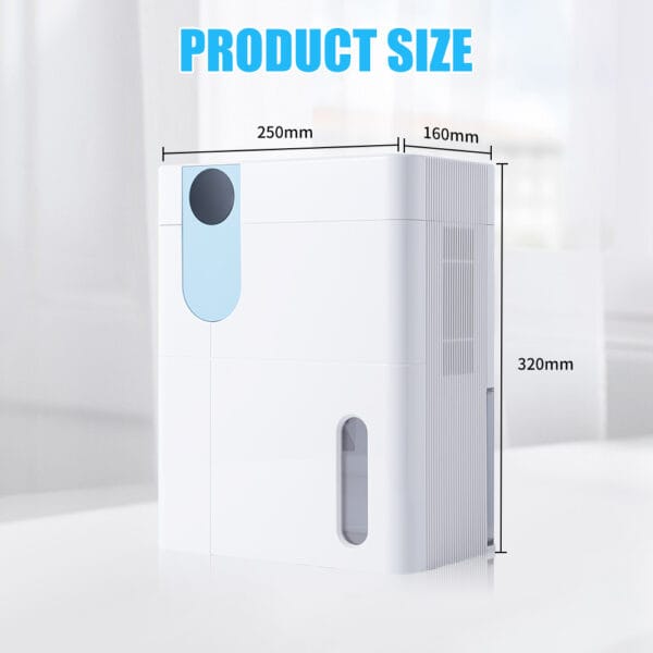 Household Small Semiconductor Portable Dehumidifier Color Light Low Noise Timing Removable Water Tank Dehumidifier - Image 2