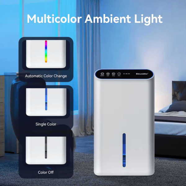 Multi-function Intelligent Remote Control LED Display Dehumidifier - Image 4